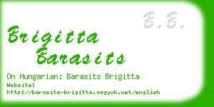 brigitta barasits business card